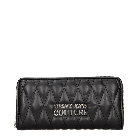 Versace Jeans Wallets Women Polyurethane Black