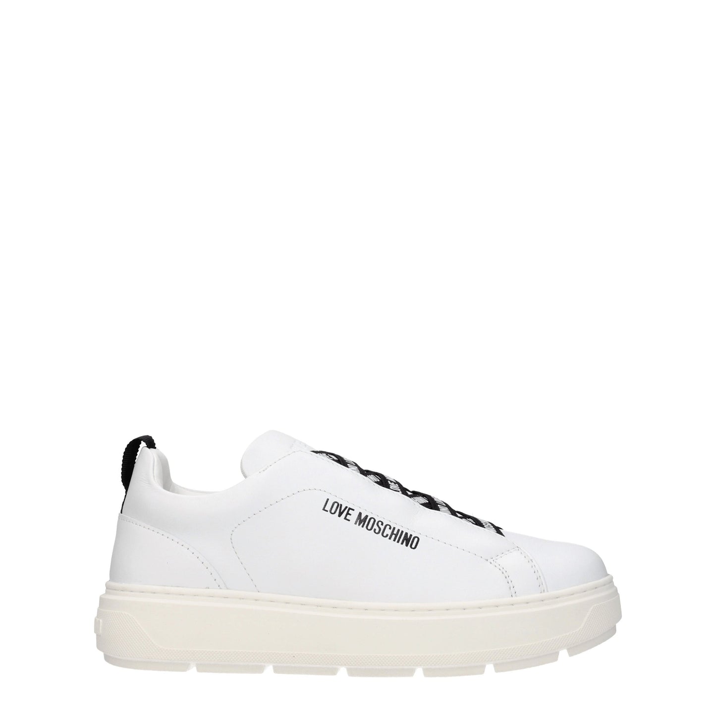 Love Moschino Women's Sneakers in Leather White