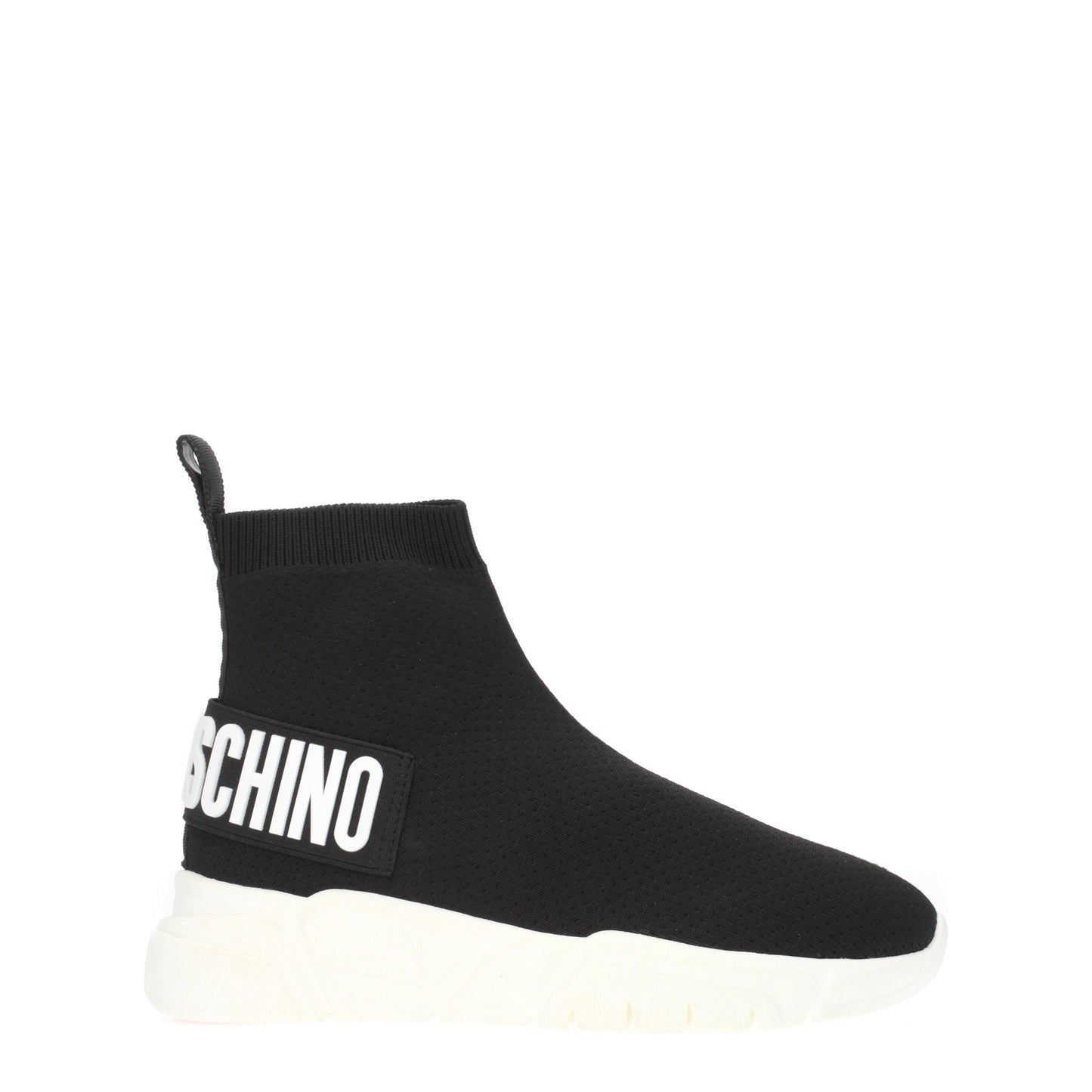 Love Moschino Women's Sneakers in Fabric  Black