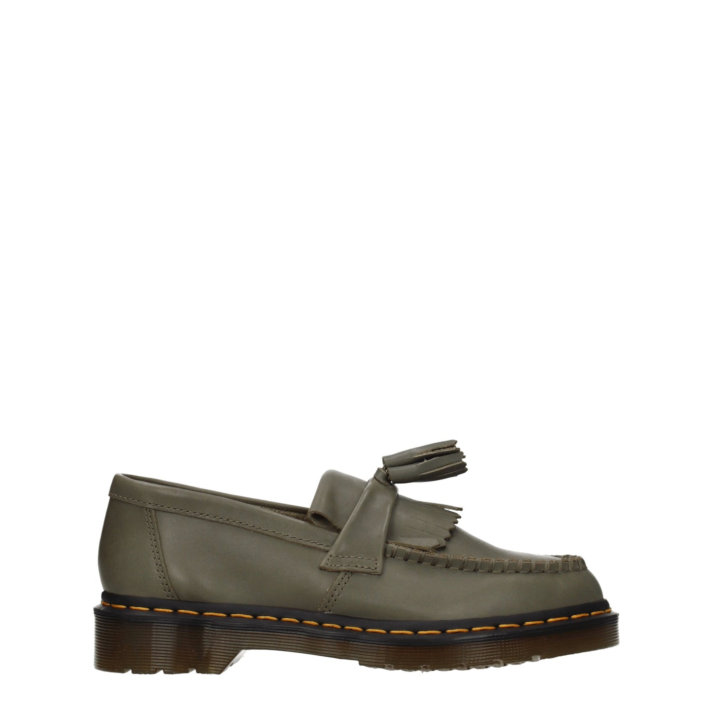 Dr. Martens Men's Loafers in Leather Green/Olive