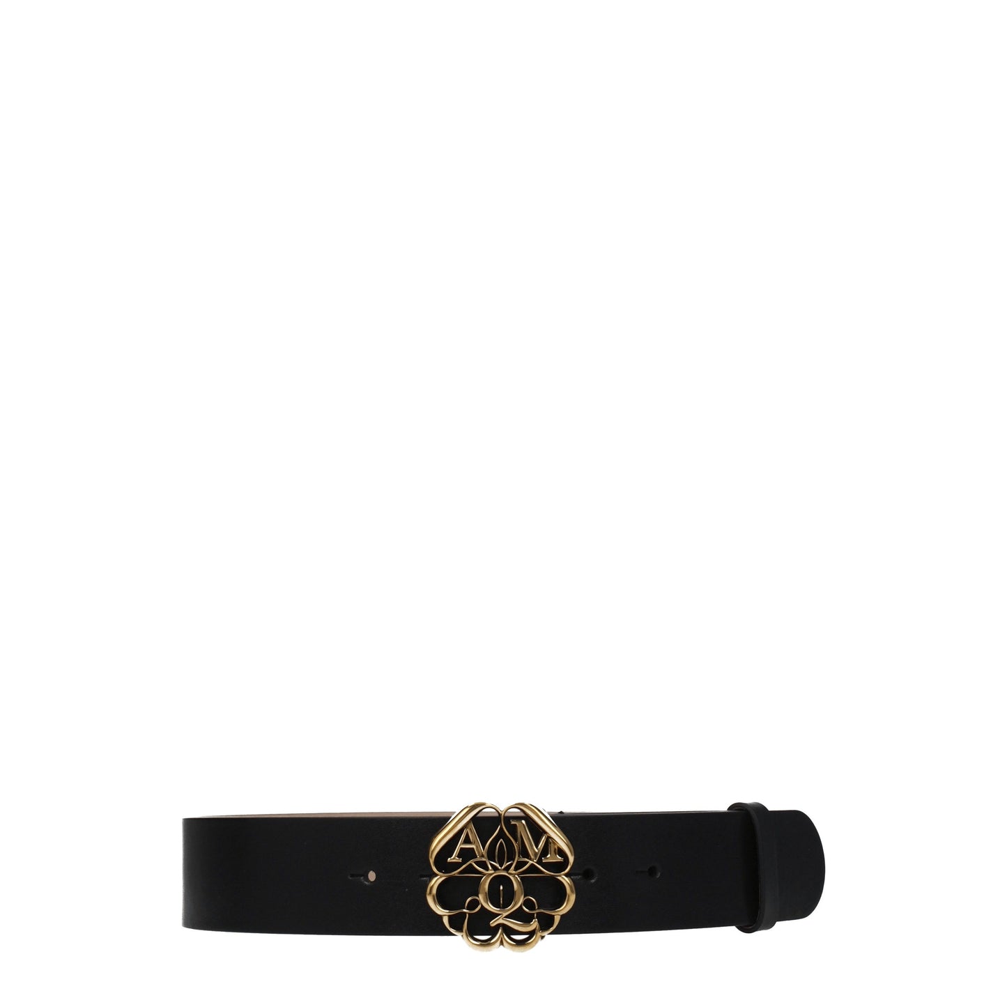 Alexander McQueen Belts Women Leather Black