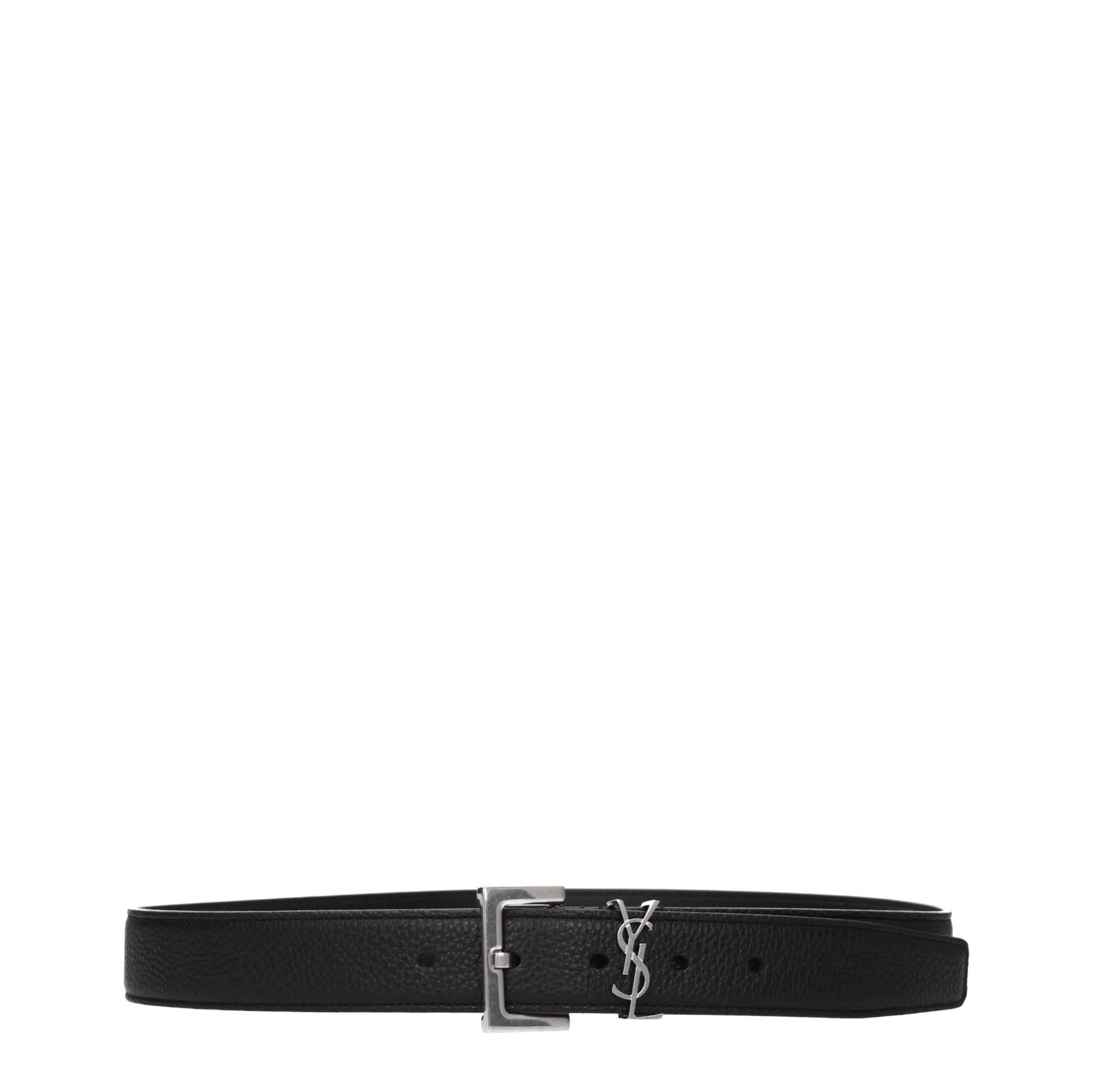 Saint Laurent Men's Belts Leather