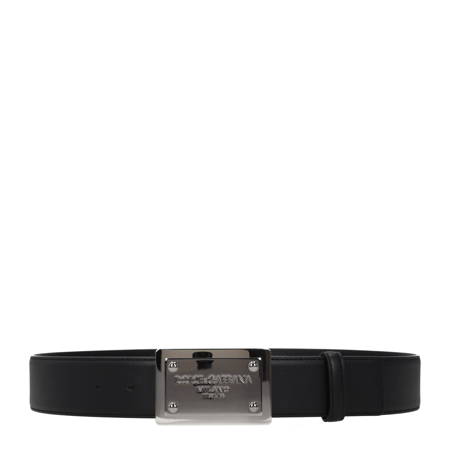 Dolce&Gabbana Belts Men Leather Black