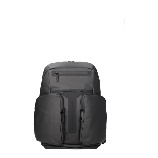 Piquadro Backpacks and Bumbags Men Leather Black