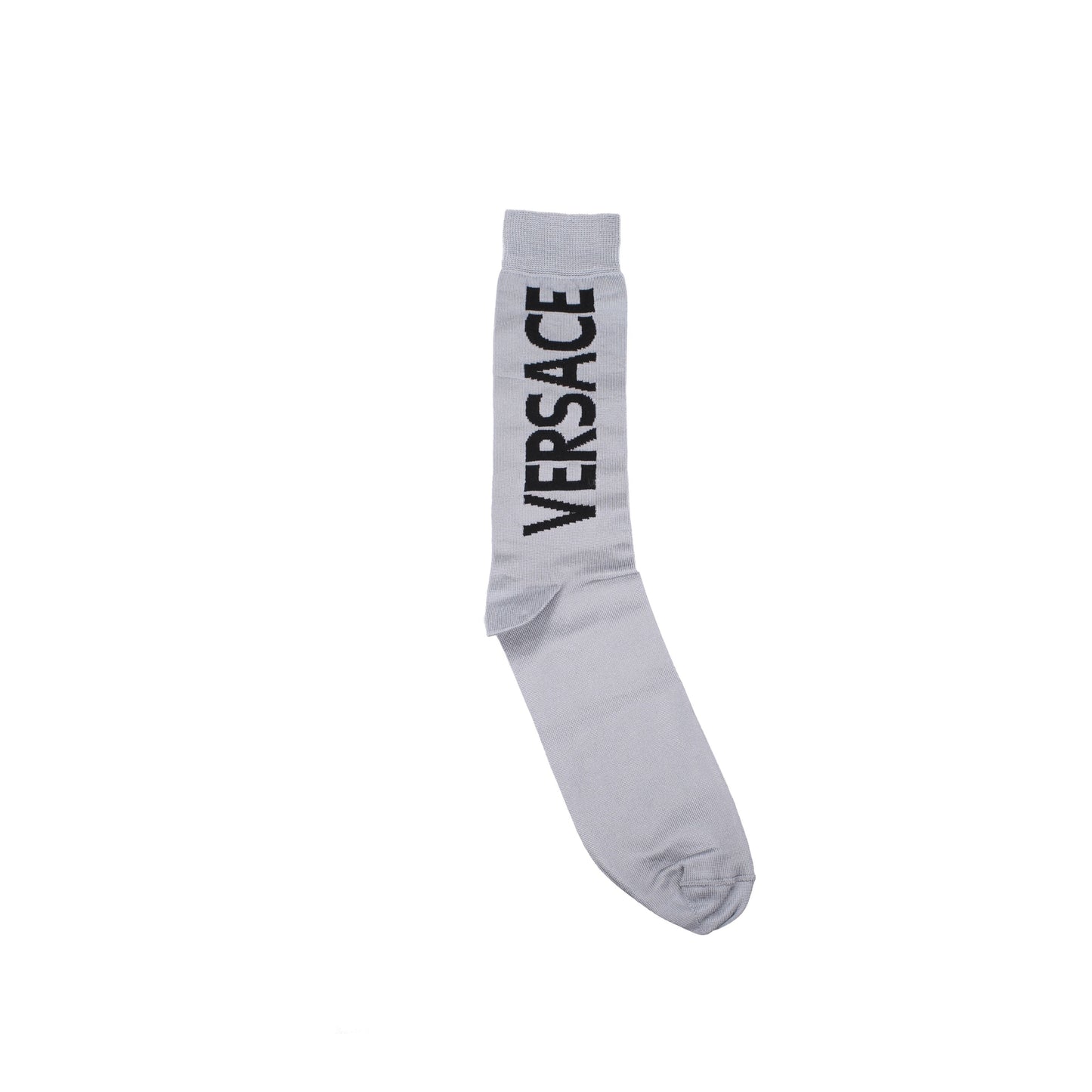 Versace Socks Men Viscose Gray/Light Grey