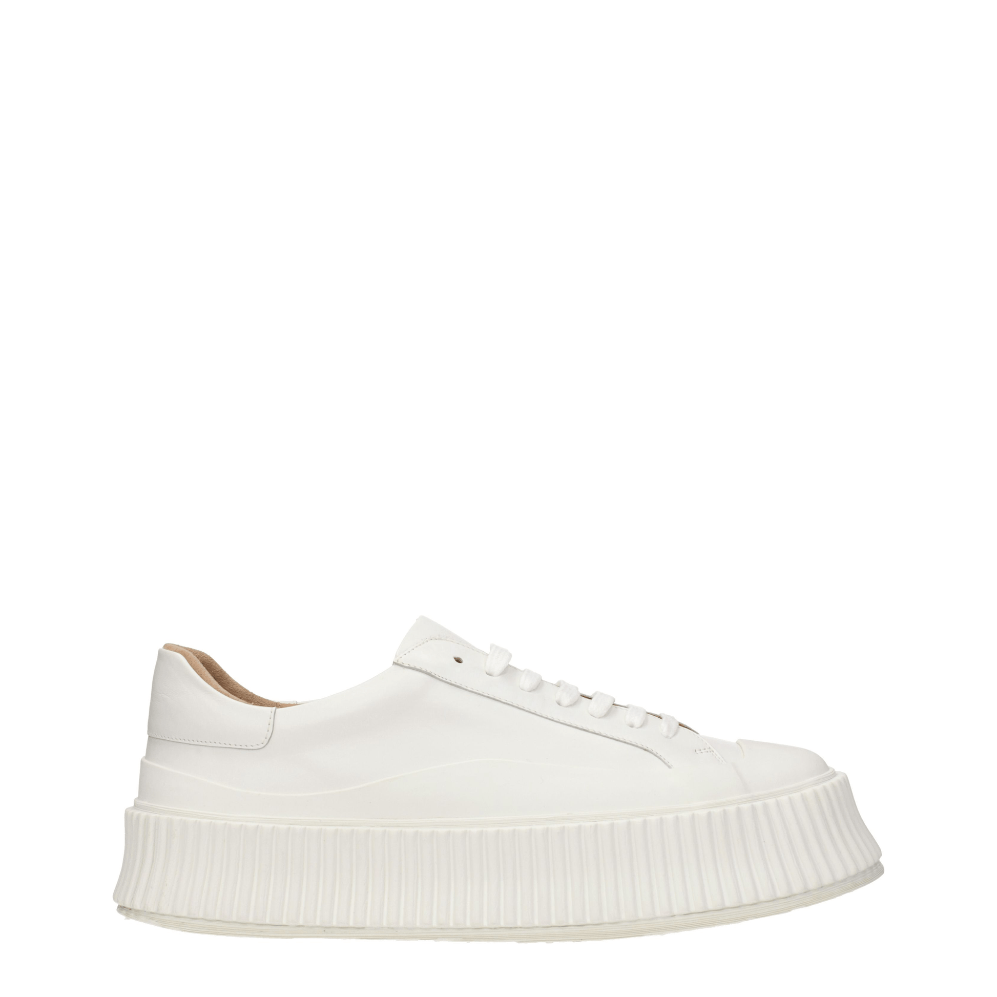 Jil Sander Sneakers Women Leather White/Snow