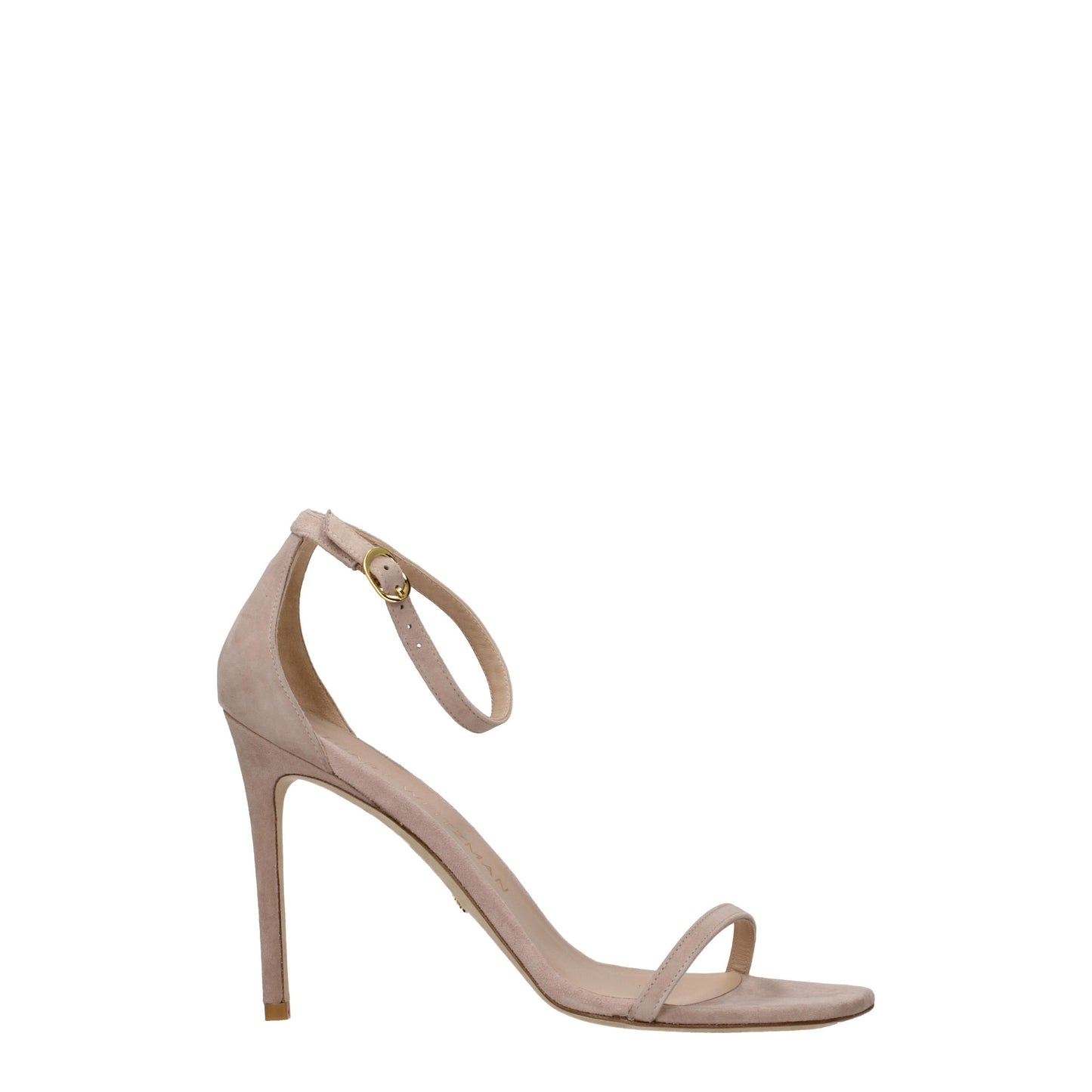 Stuart Weitzman Women's Sandals in Suede Pink/Nude Pink