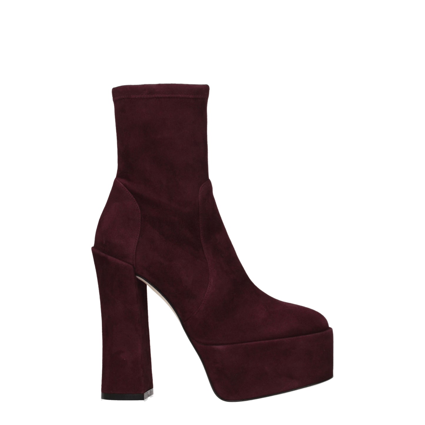 Stuart Weitzman Women's Boots in Suede Violet/Cordovan