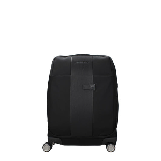 Piquadro Trolley Men Fabric  Black