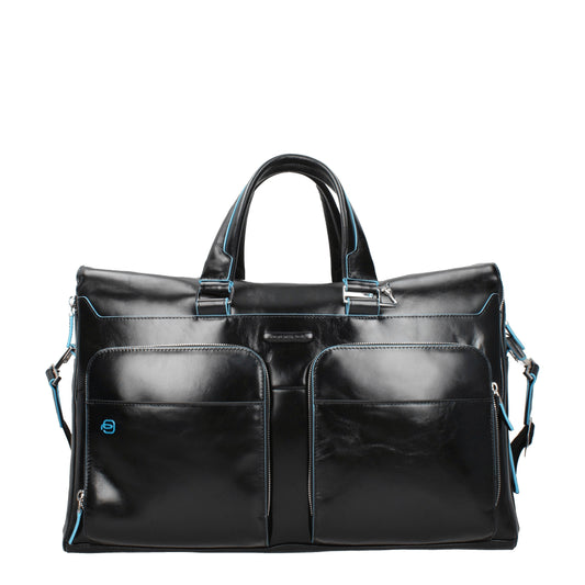 Piquadro Travel Bags Men Leather Black