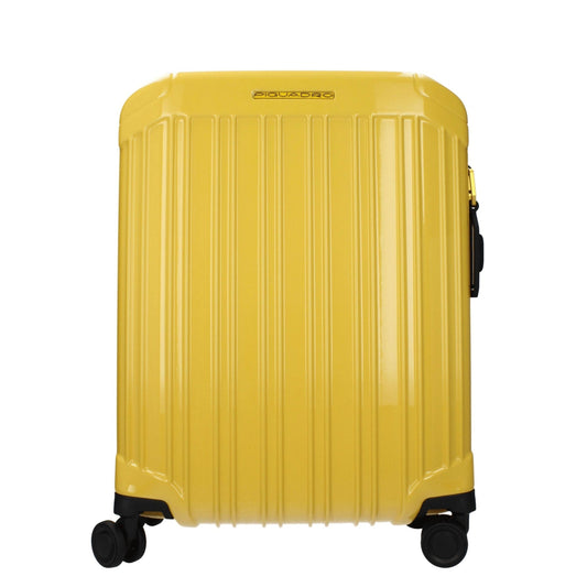 Piquadro Trolley Men Polycarbonate Yellow/Yolk