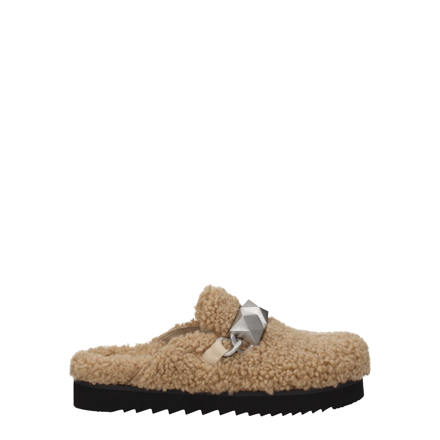 Ash Women's Sandals & Slippers in Eco Fur Beige/Cookie