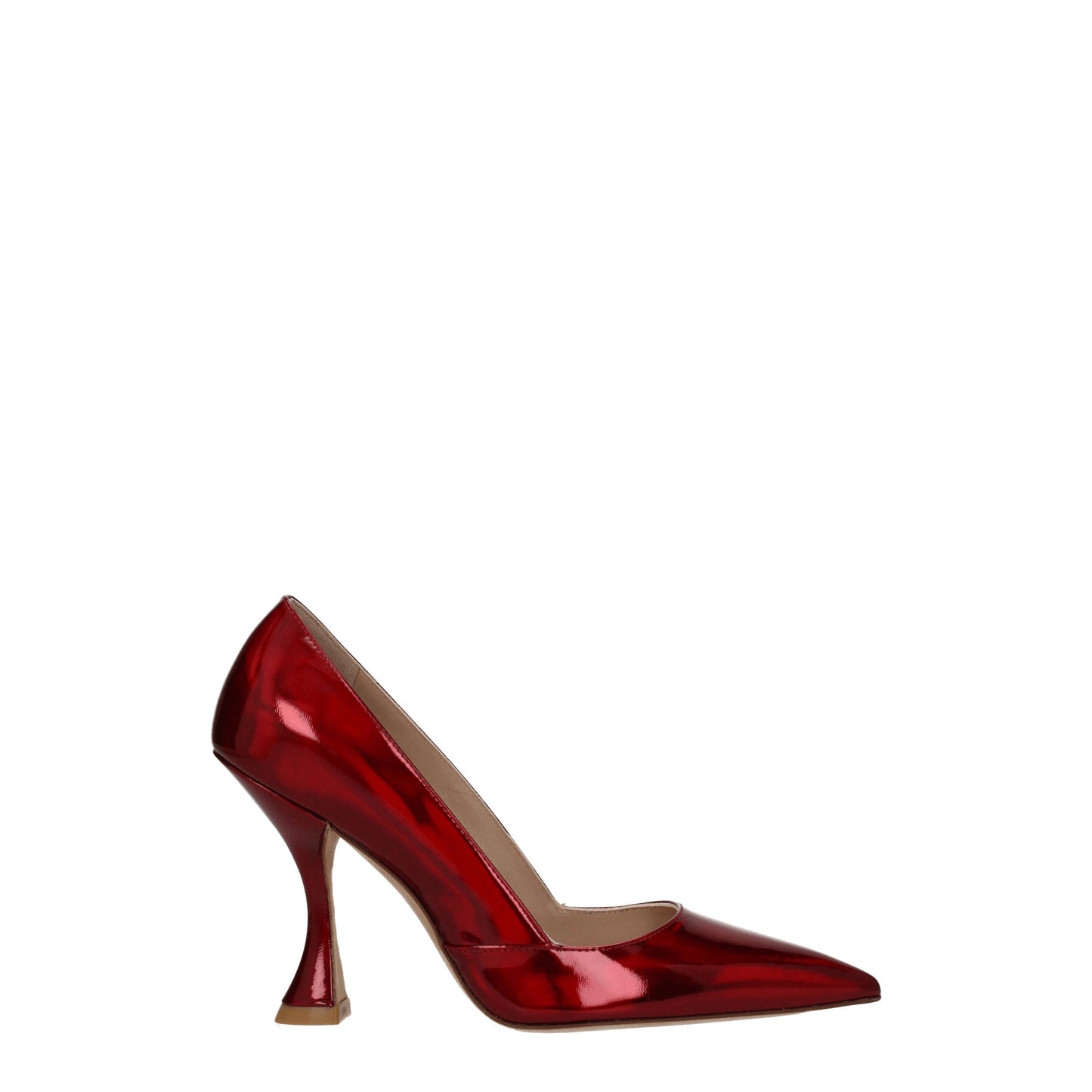 Stuart Weitzman Women's Pumps in Patent Leather Red/Red Stone