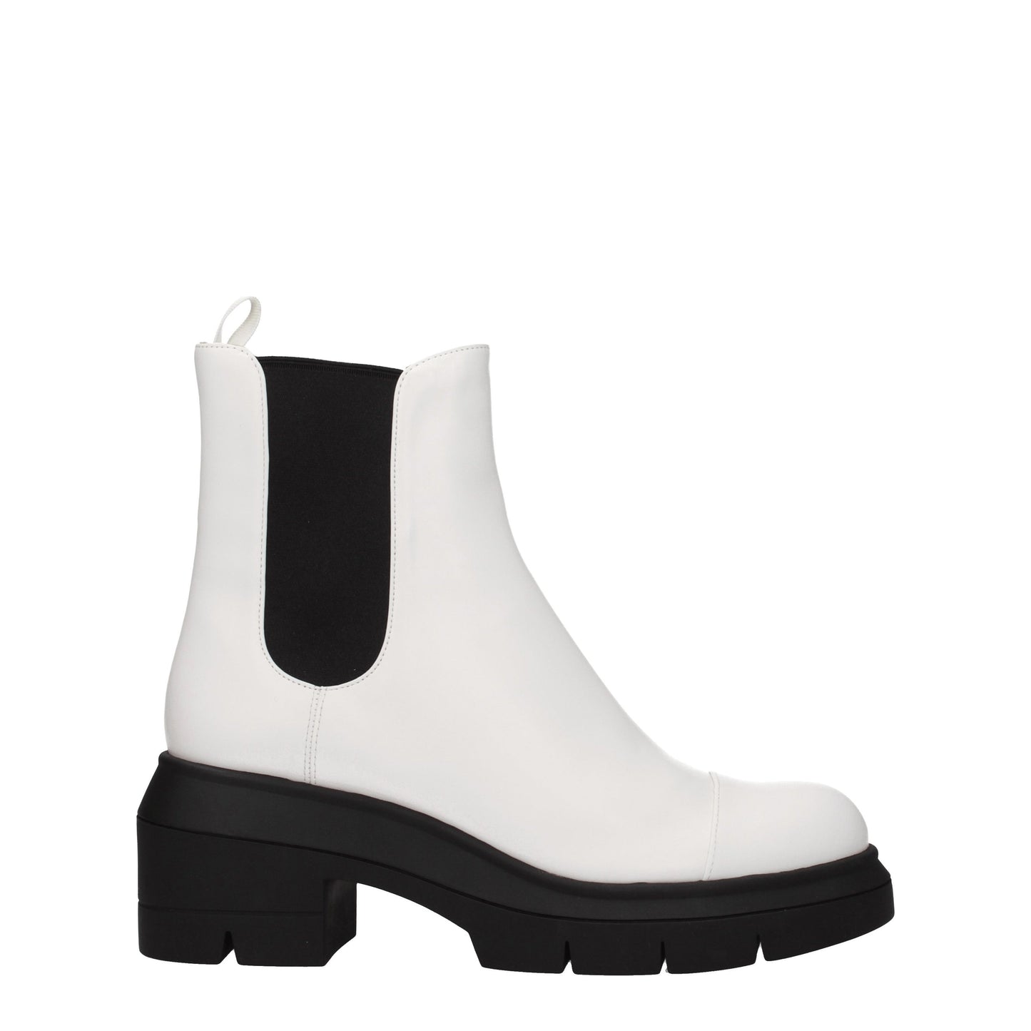 Stuart Weitzman Women's Boots in Leather White/Off White