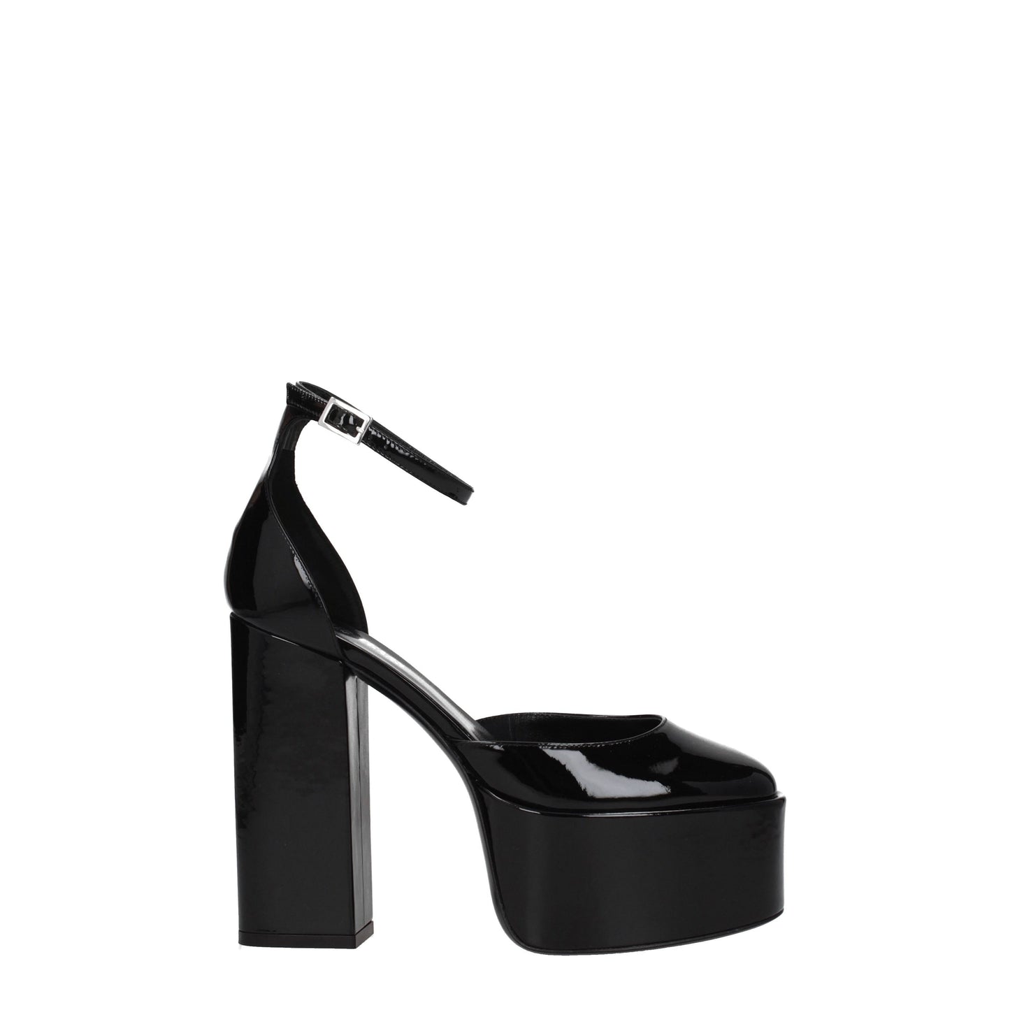 Paris Texas Women's Sandals in Patent Leather Black