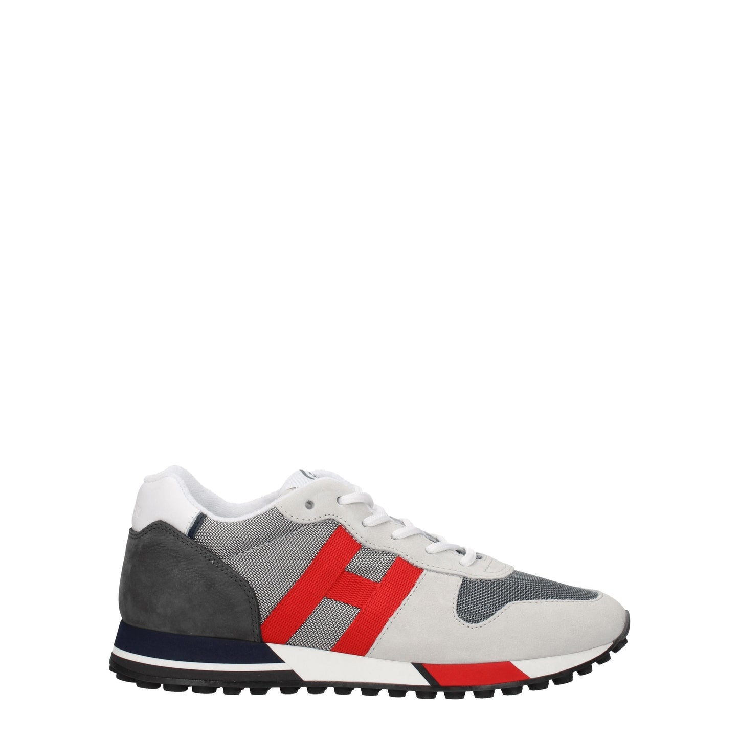 Hogan Men's Sneakers in Suede Gray/Light Grey