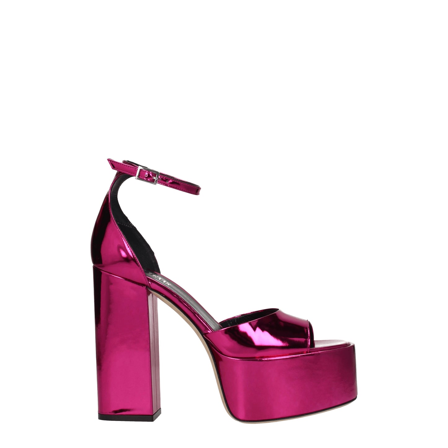 Paris Texas Women's Sandals in Leather Fuchsia