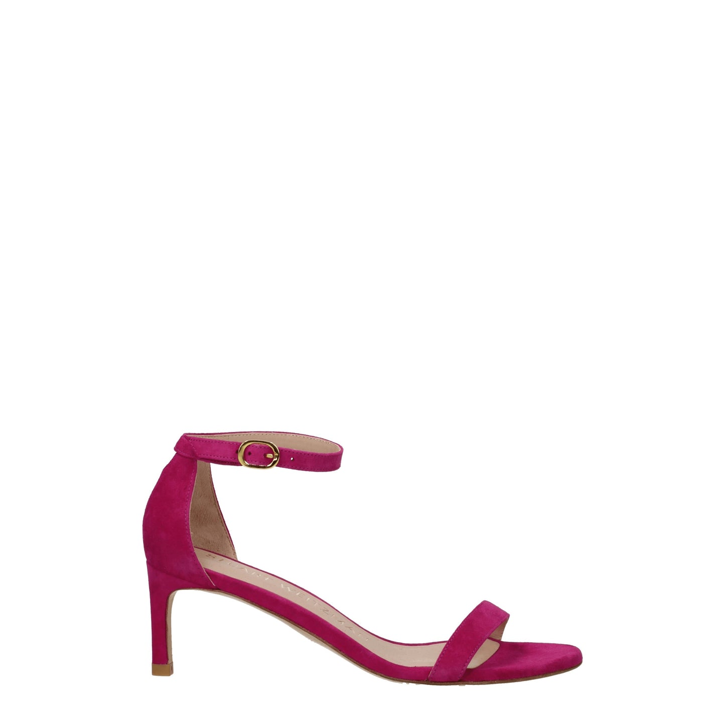 Stuart Weitzman Women's Sandals in Suede Fuchsia/Orchid