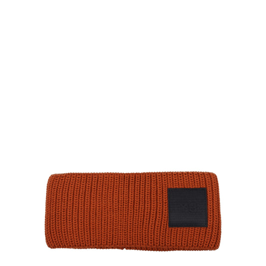 Y3 Yamamoto Hair accessories Women Merino Wool Orange/Pumpkin