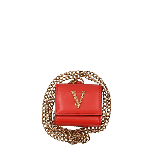 Versace Gift ideas Women Leather Red/Azalea