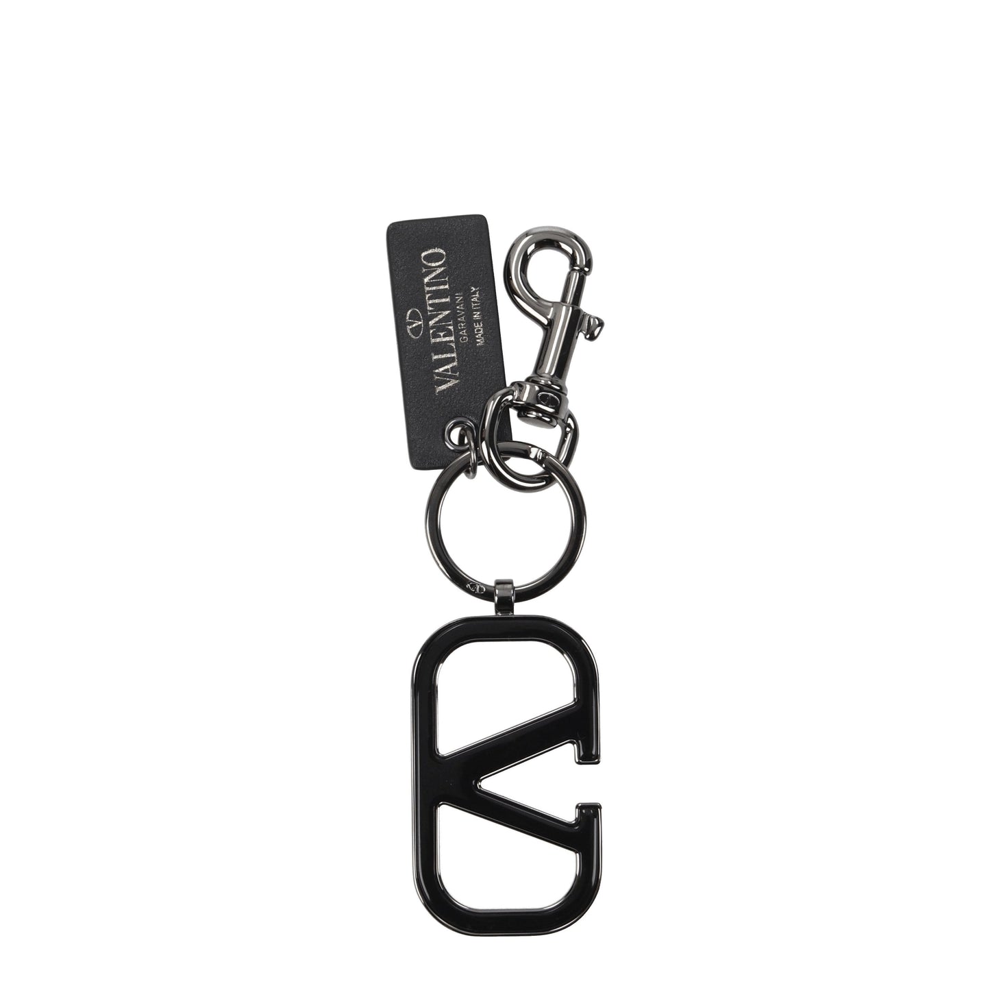 Valentino Garavani Keychain Men Metal Black