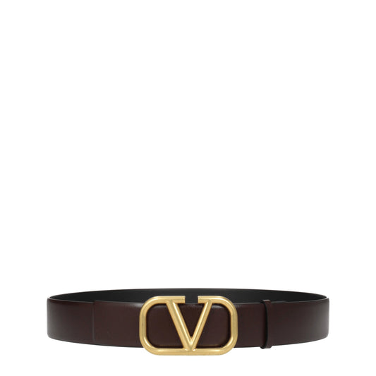 Valentino Garavani Belts Men Leather Brown