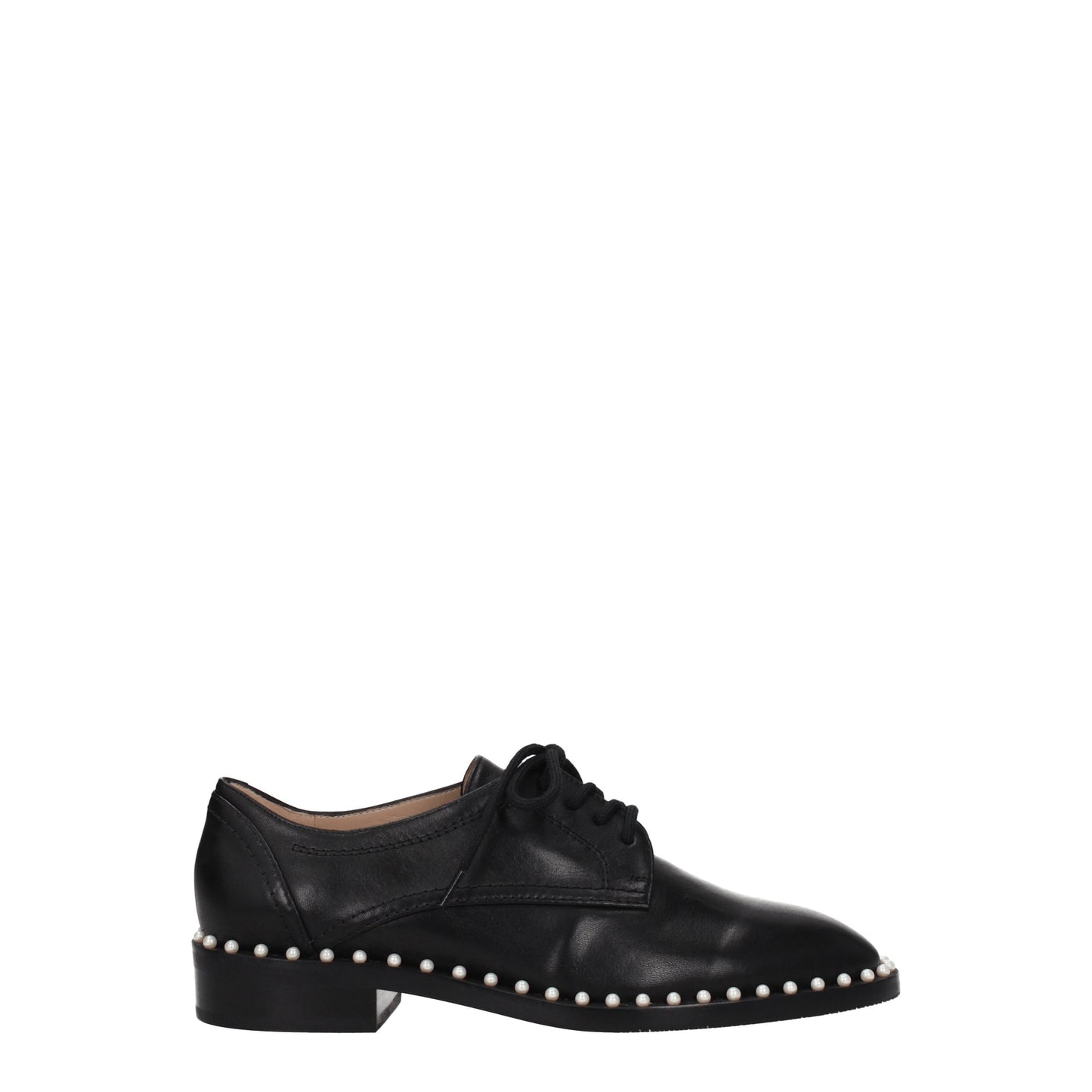 Stuart Weitzman Women's Lace ups in Leather Black