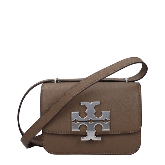 Tory Burch Crossbody Bags Women Leather Brown/Wild Mushroom