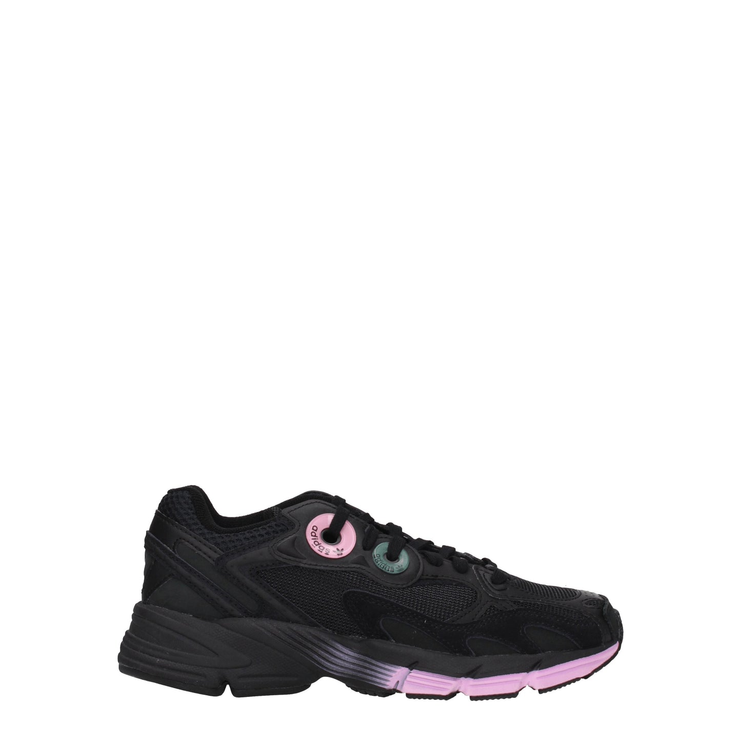 Adidas Women's Sneakers in Fabric  Black/Lilac