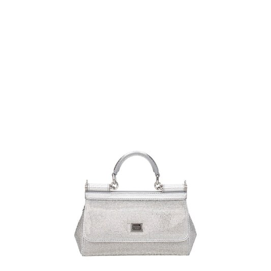 Dolce&Gabbana Handbags Women Satin Silver