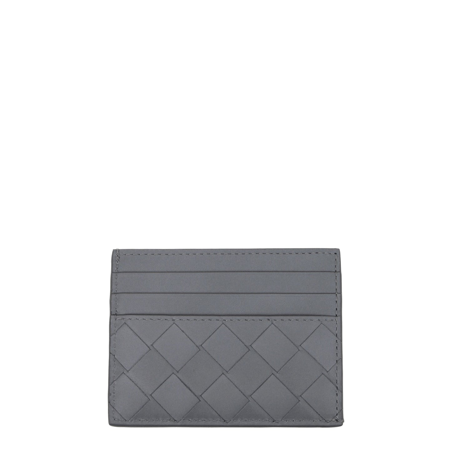 Bottega Veneta Document Holders Men Leather Gray/Rock
