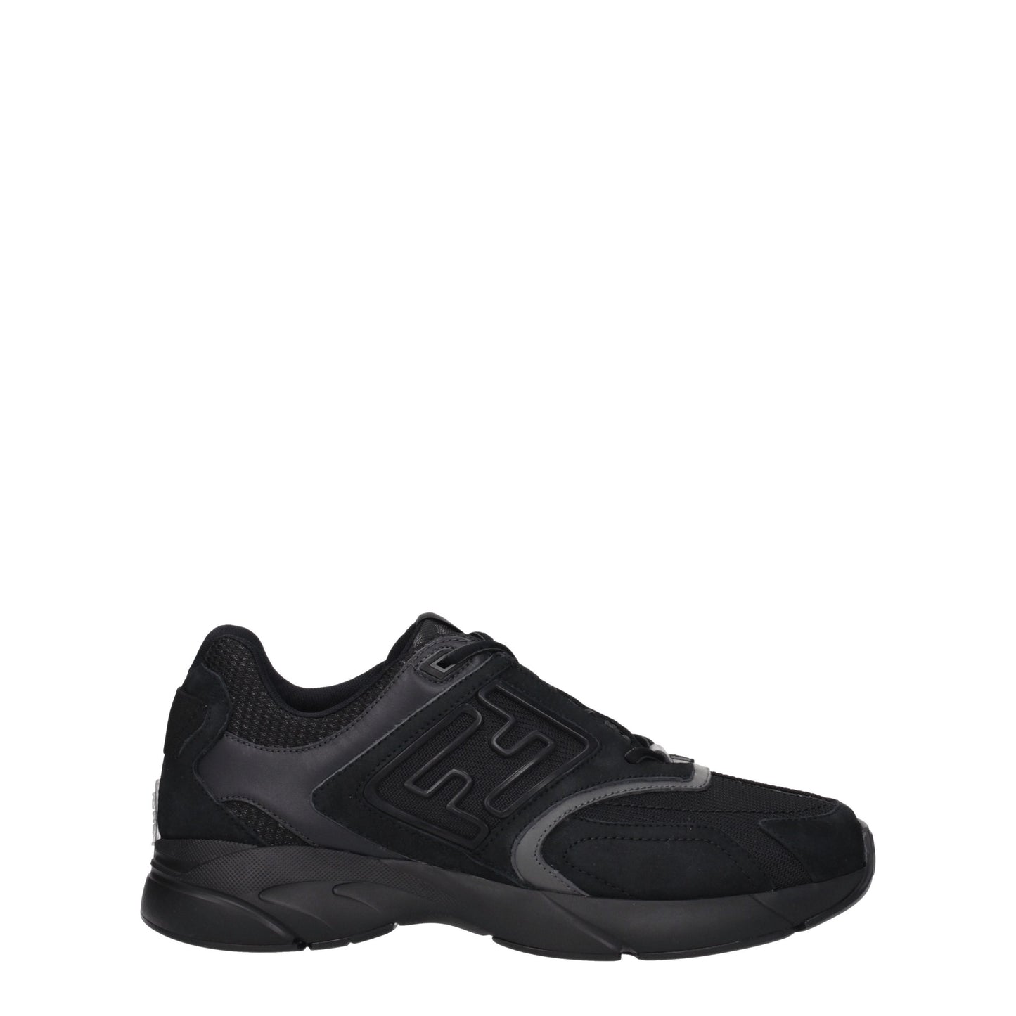 Fendi Men's Sneakers in Fabric  Black/Anthracite