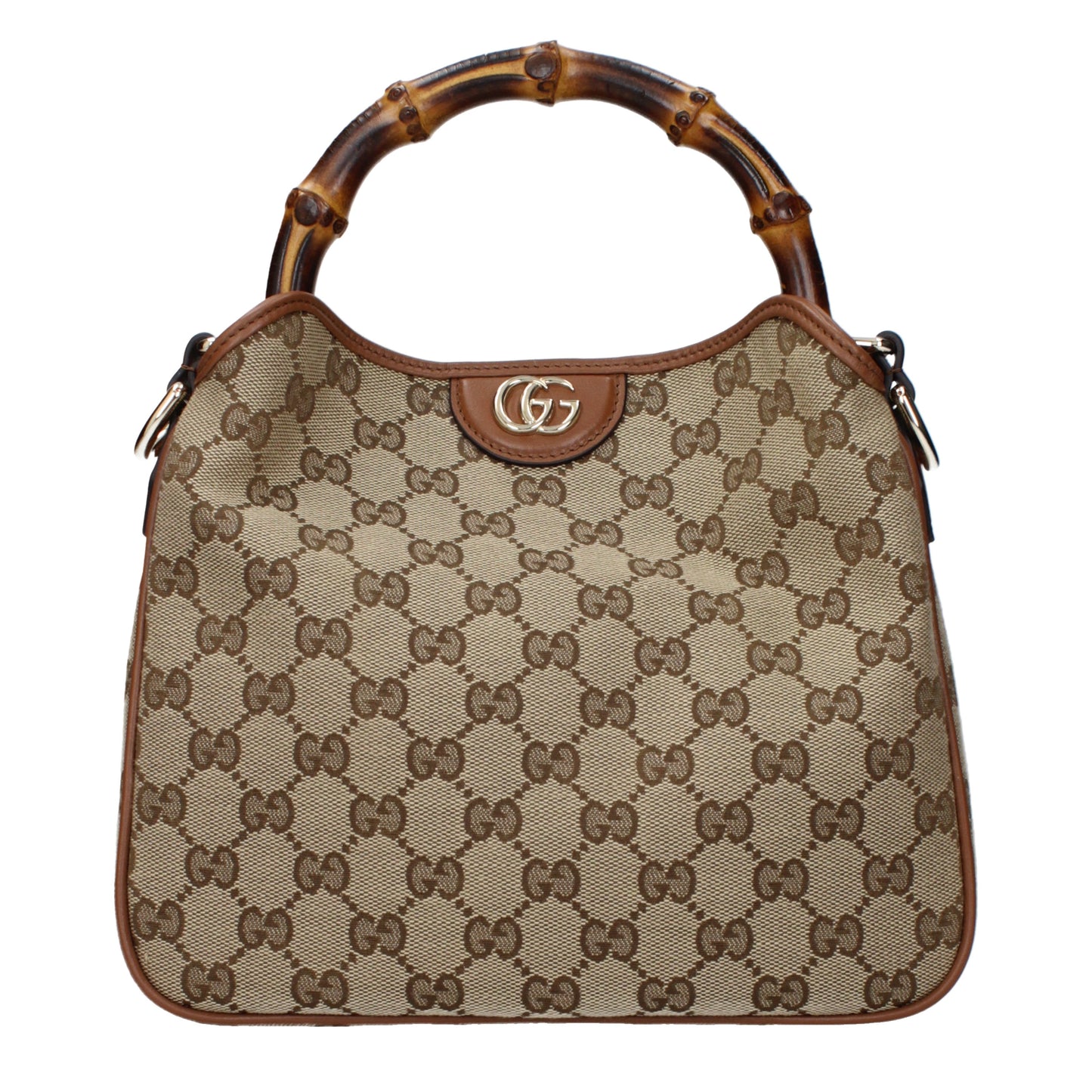 Gucci Handbags Women Fabric  Beige/Brown