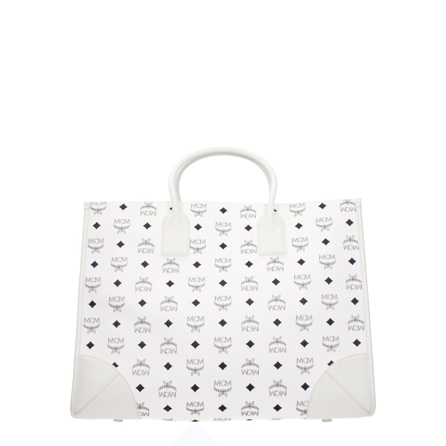 MCM Handbags Women Leather White/Optic White