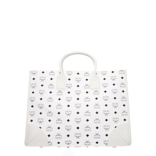 MCM Handbags Women Leather White/Optic White