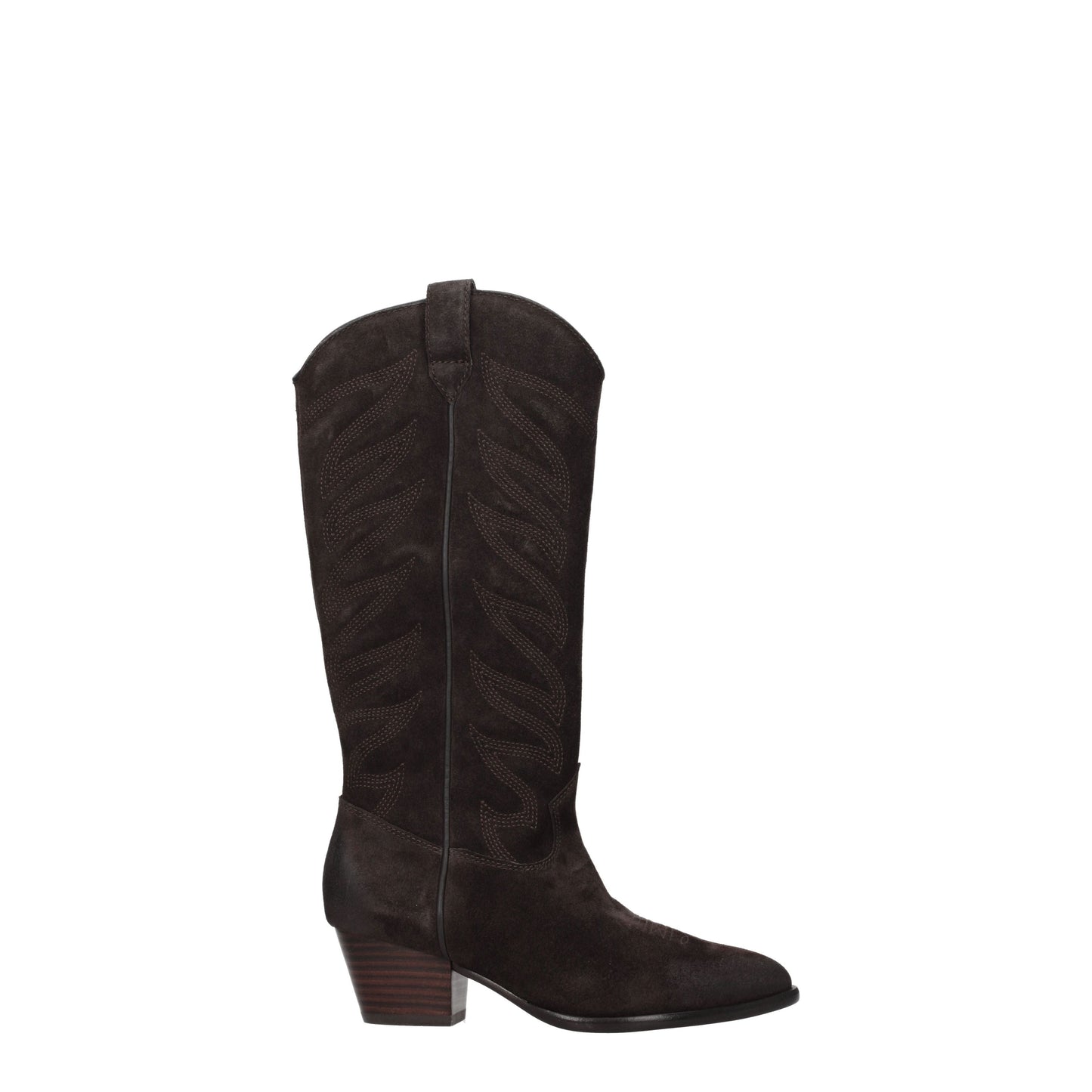 Ash Women's Boots in Suede Brown/Ebony