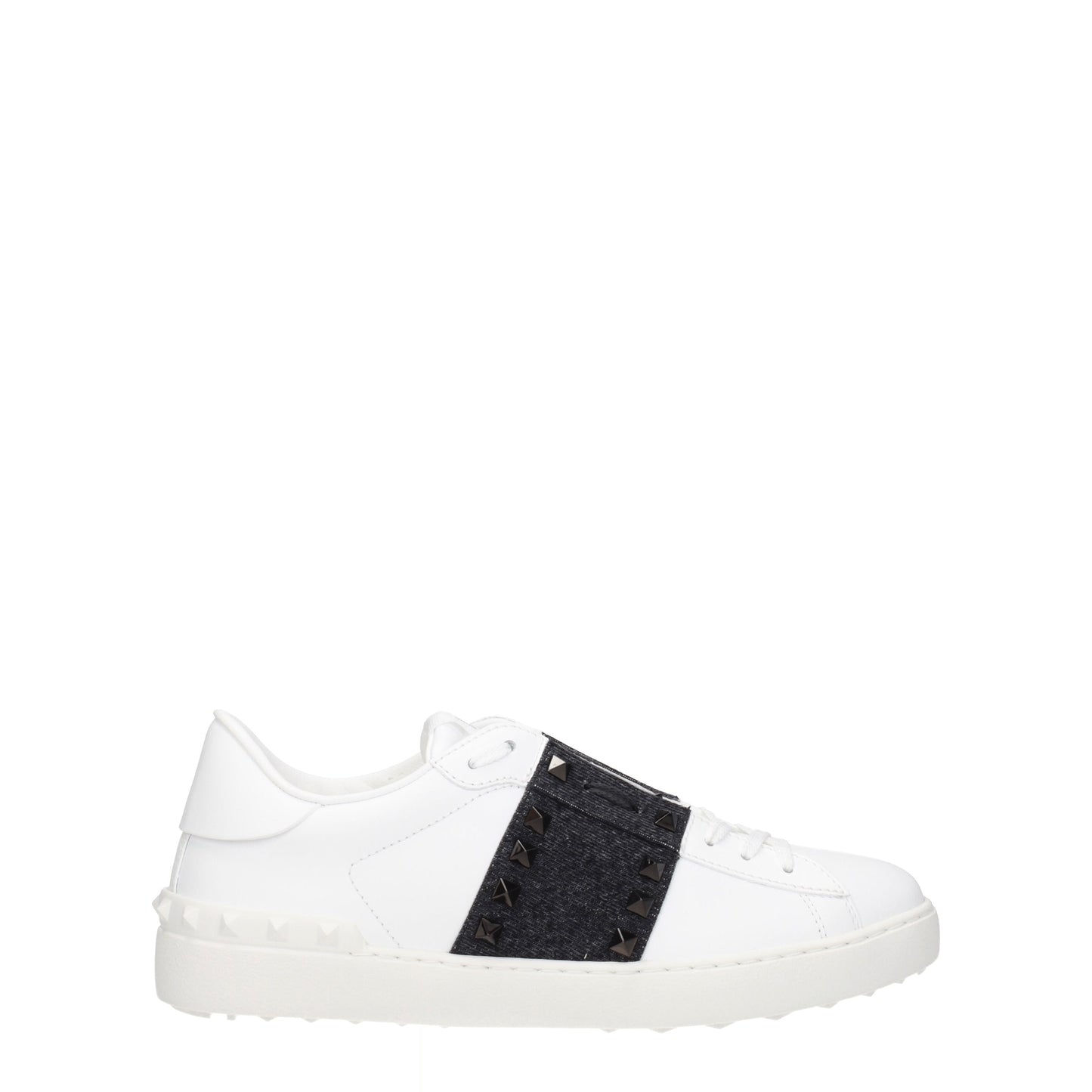 Valentino Garavani Men's Sneakers in Leather White/Denim