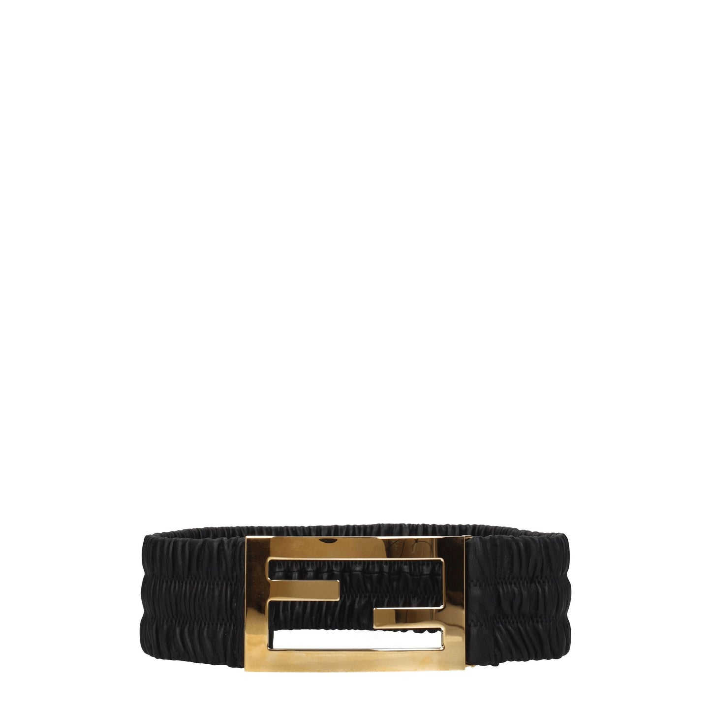 Fendi Belts Women Leather Black