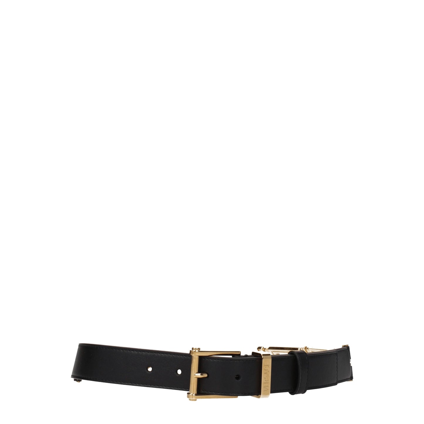 Versace Belts Women Leather Black