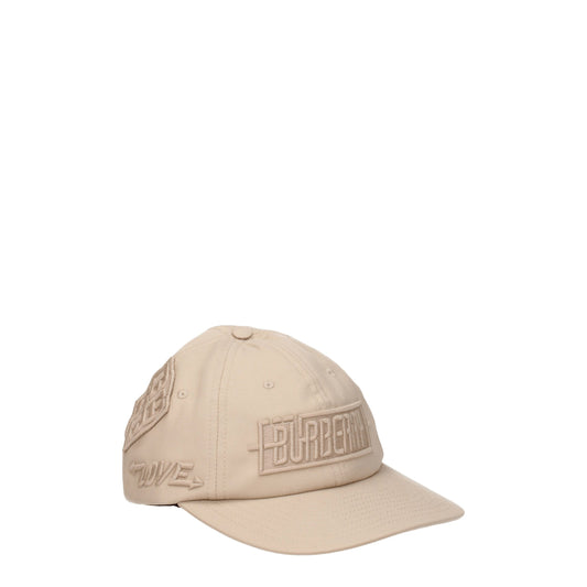 Burberry Hats Men Cotton Beige