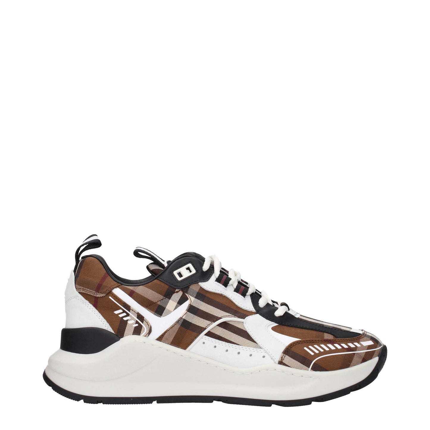 Burberry Men's Sneakers in Fabric  Brown/Birch