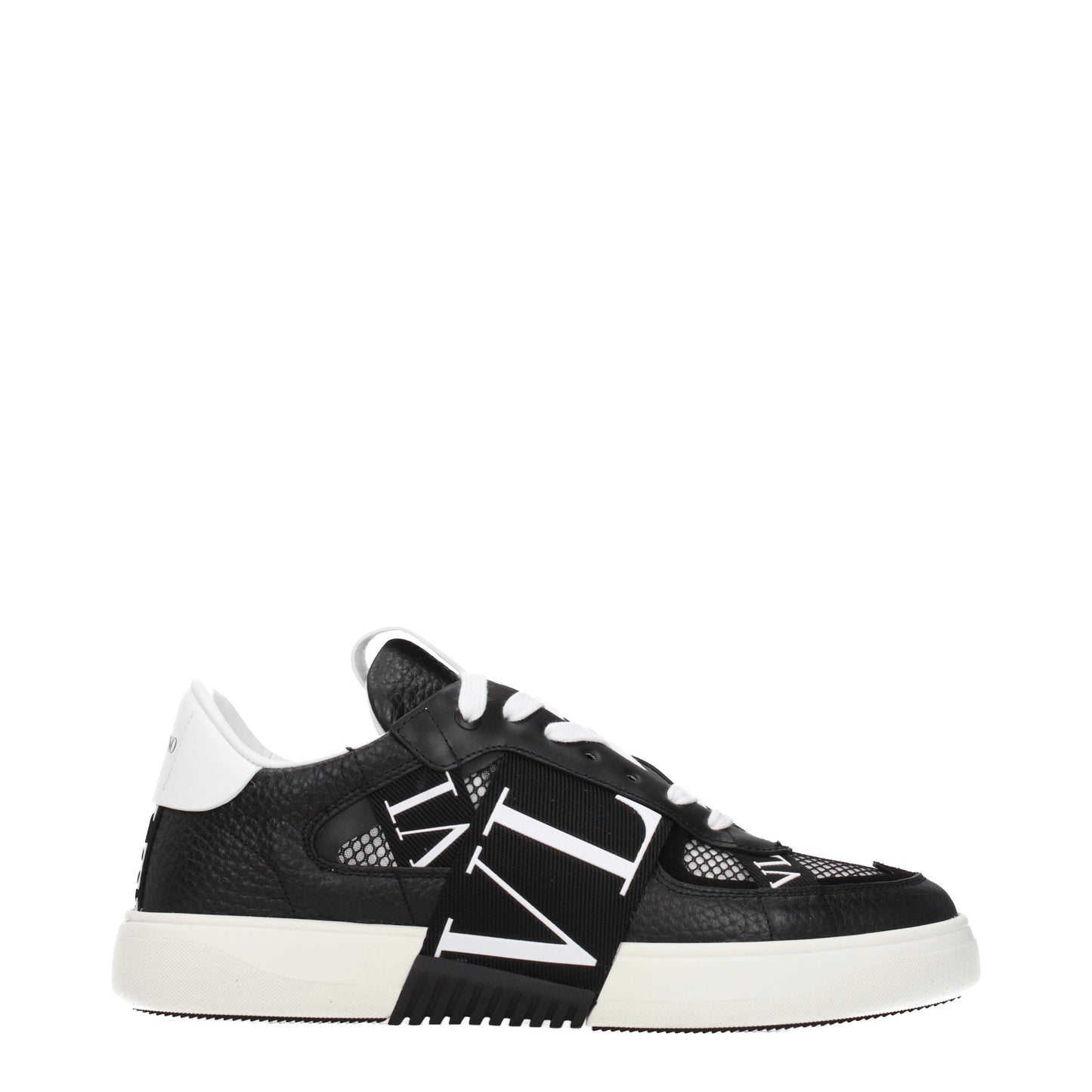 Valentino Garavani Men's Sneakers in Leather Black/White