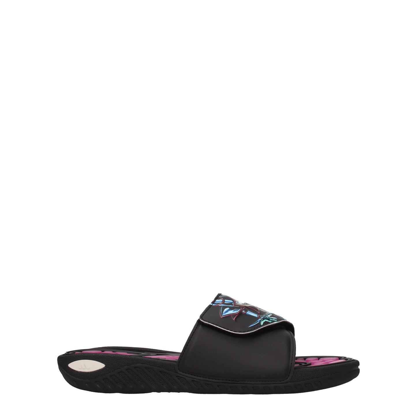 Adidas Sandals & Slippers Men Rubber Black/Multicolor