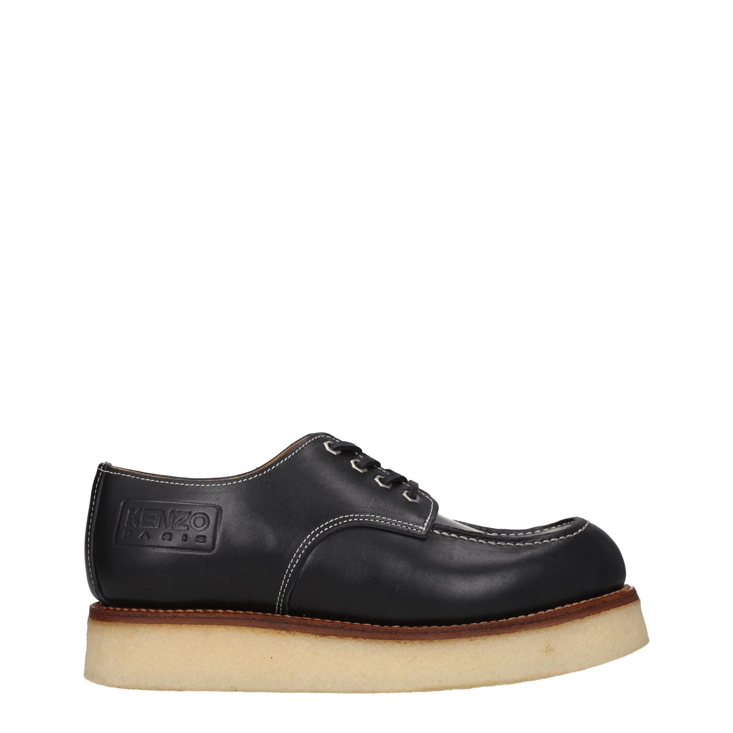 Kenzo Men's Lace ups in Leather Black