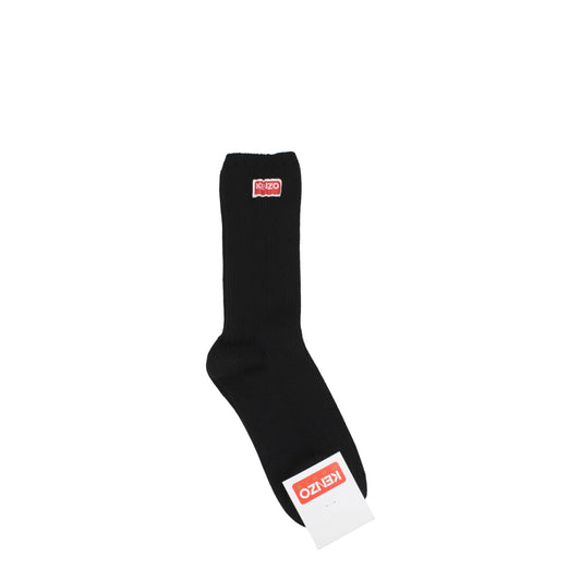 Kenzo Socks Men Cotton Black