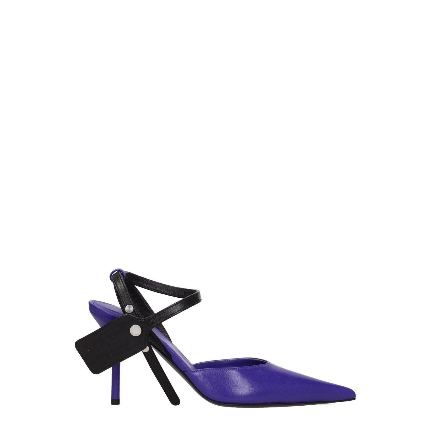 Off-White Women's Sandals in Leather Violet