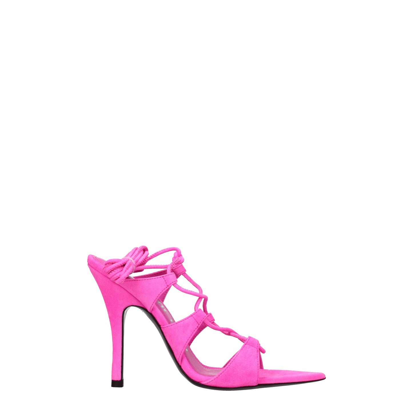 The Attico Women's Sandals in Suede Fuchsia