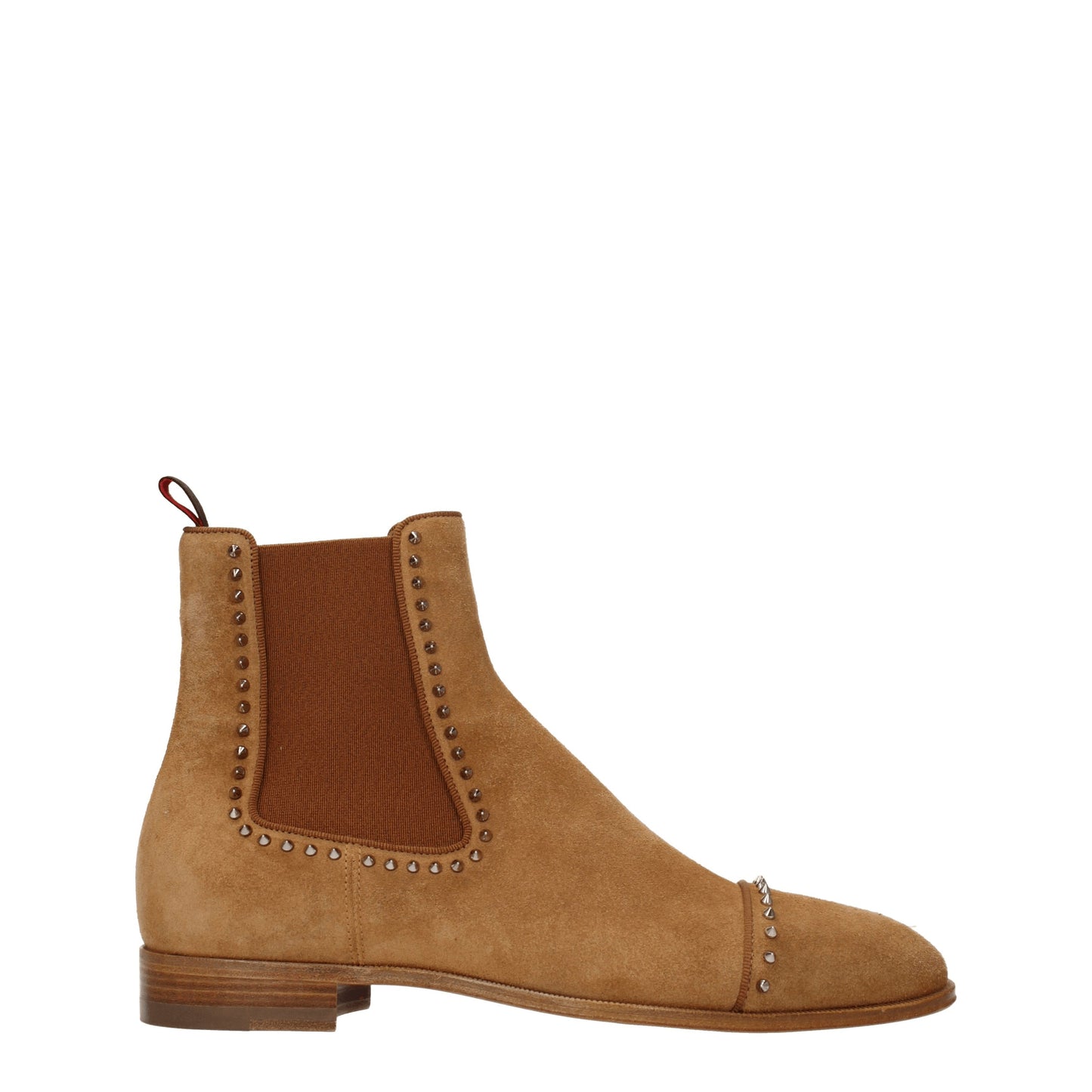 Louboutin Men's Boots in Suede Brown/Cinnamon