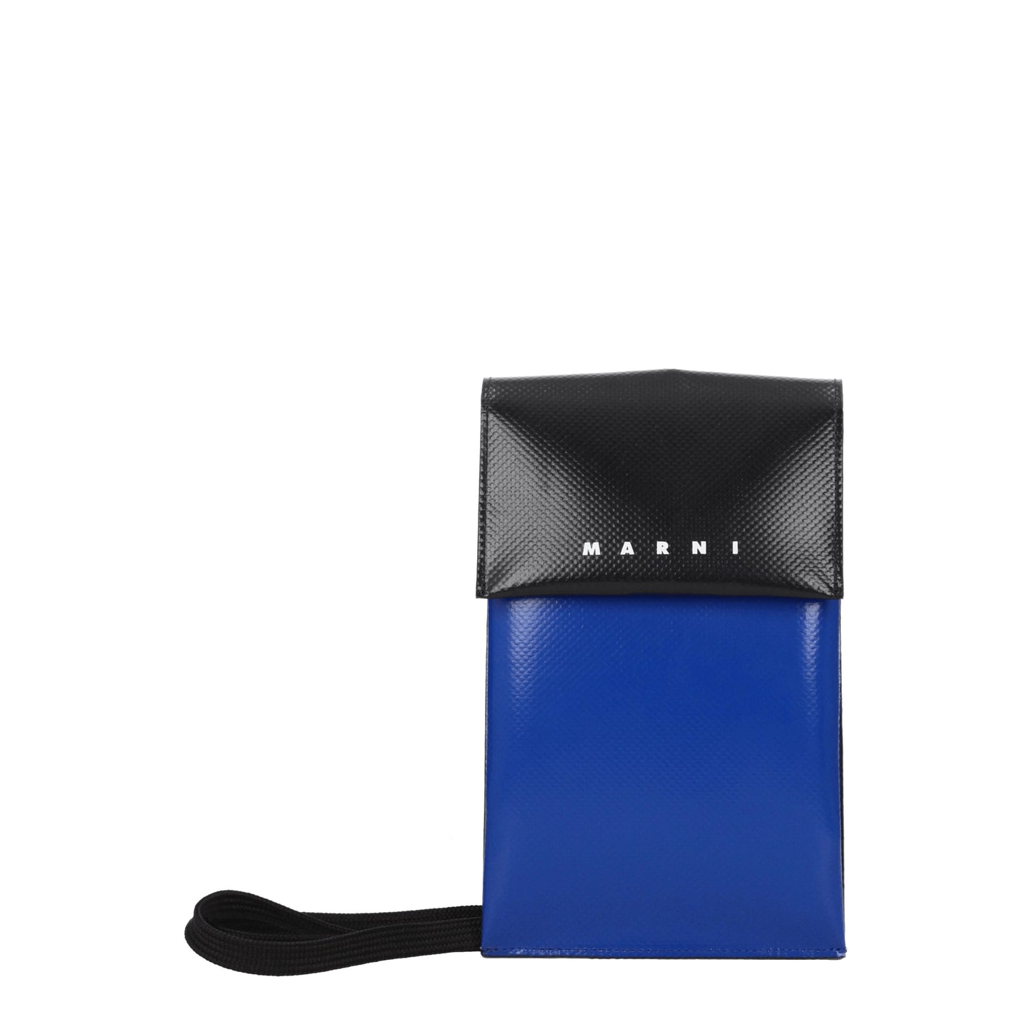 Marni Smartphone holders Men Polyester Black/Blue