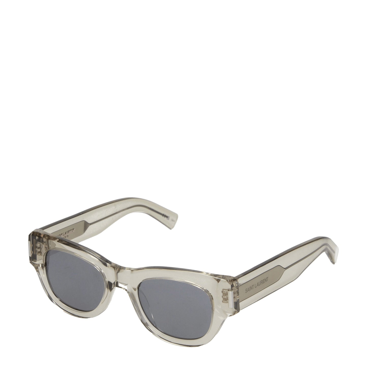 Saint Laurent Sunglasses Women Acetate Gray/Transparent